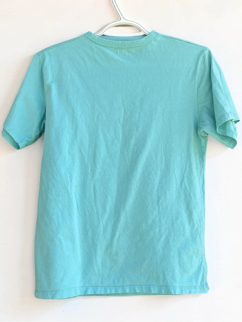 Boys Shark Graphic T-Shirt Aqua Blue Short Sleeve Tee XL 14 Children’s Place